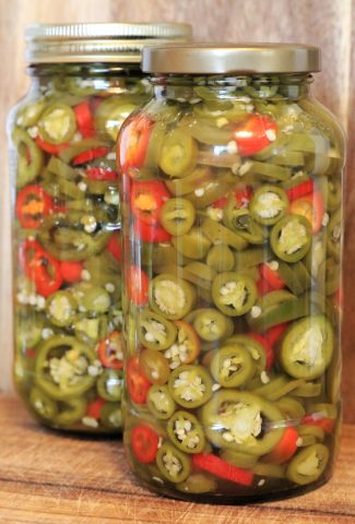 quick pickled jalapeno peppers