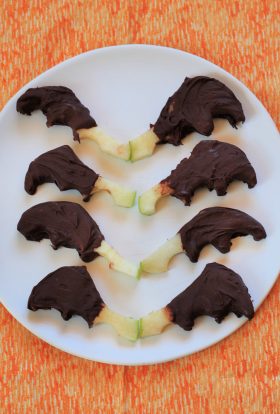 Chocolate Covered Apple Bat Wings