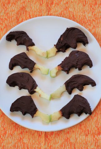 Chocolate Covered Apple Bat Wings