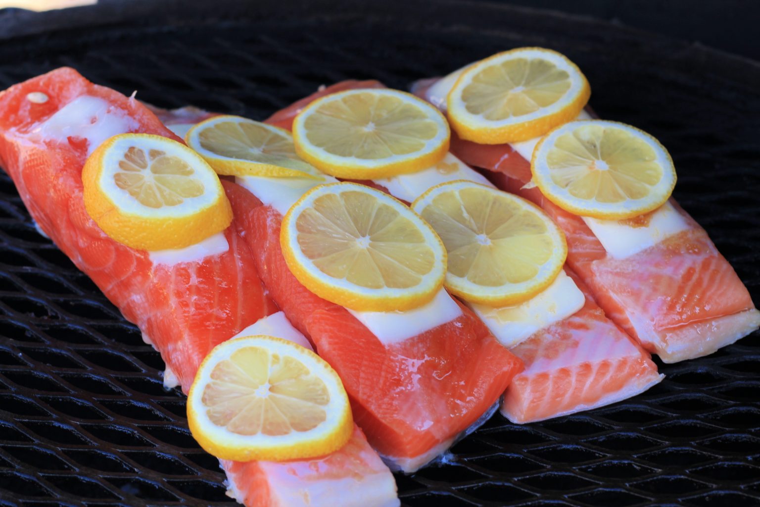 Lemon Butter Grilled Salmon - Nelson Road Garden