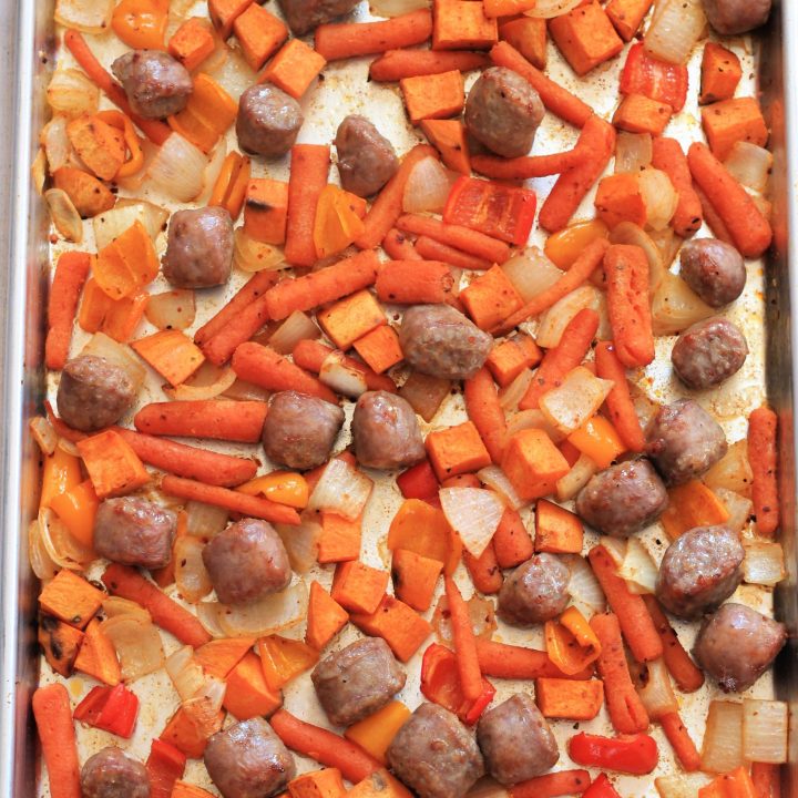 One pan italian sausage and vegetables