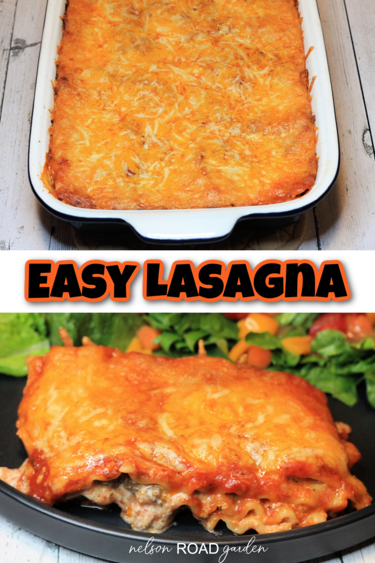 Easy Lasagna - Nelson Road Garden