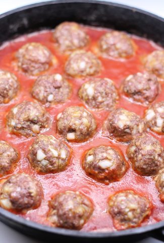 Easy baked meatballs