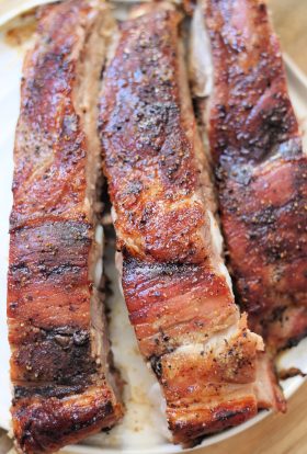 oven baked pork spare ribs