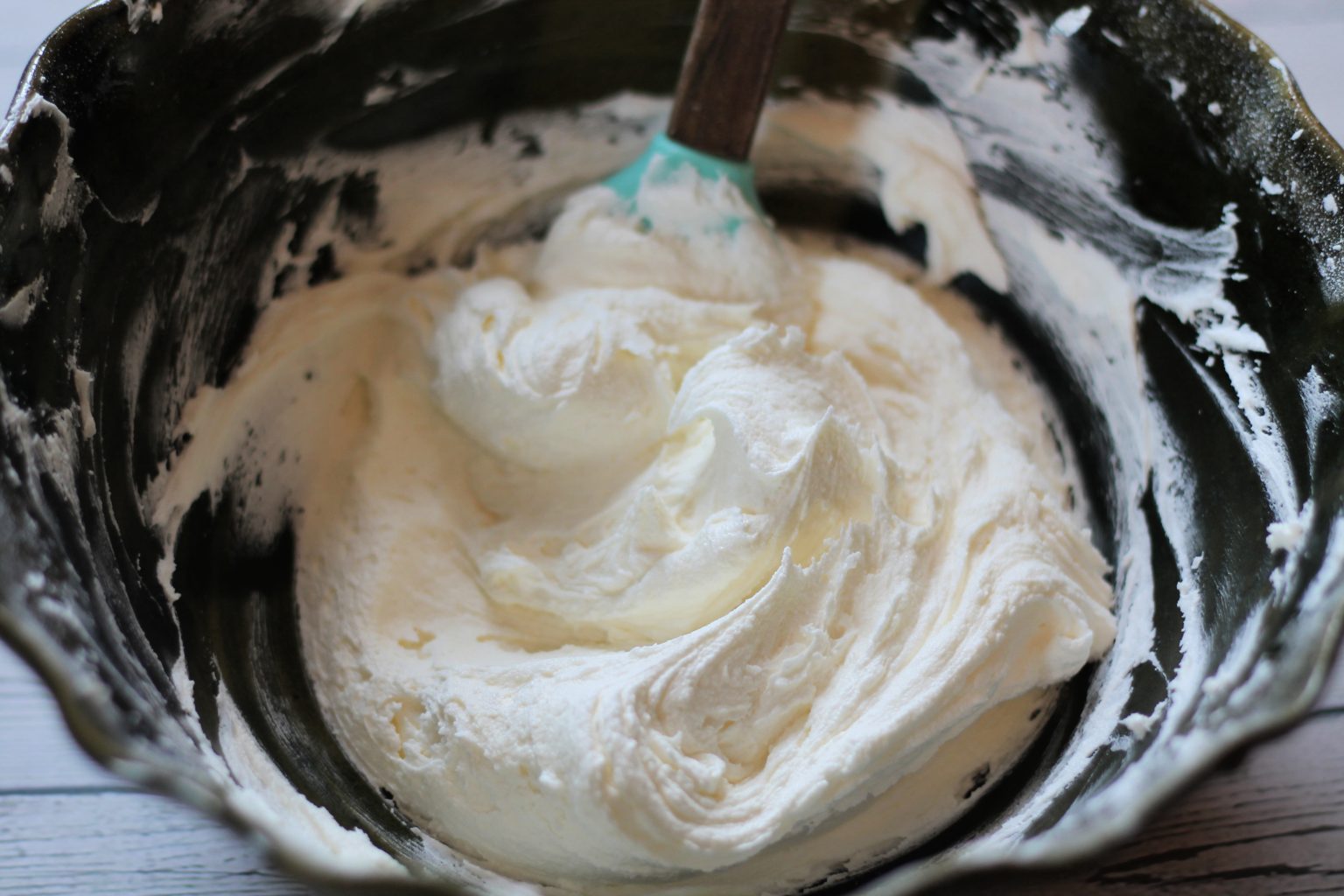 Angel Food Cake With Blueberry Buttercream - Nelson Road Garden