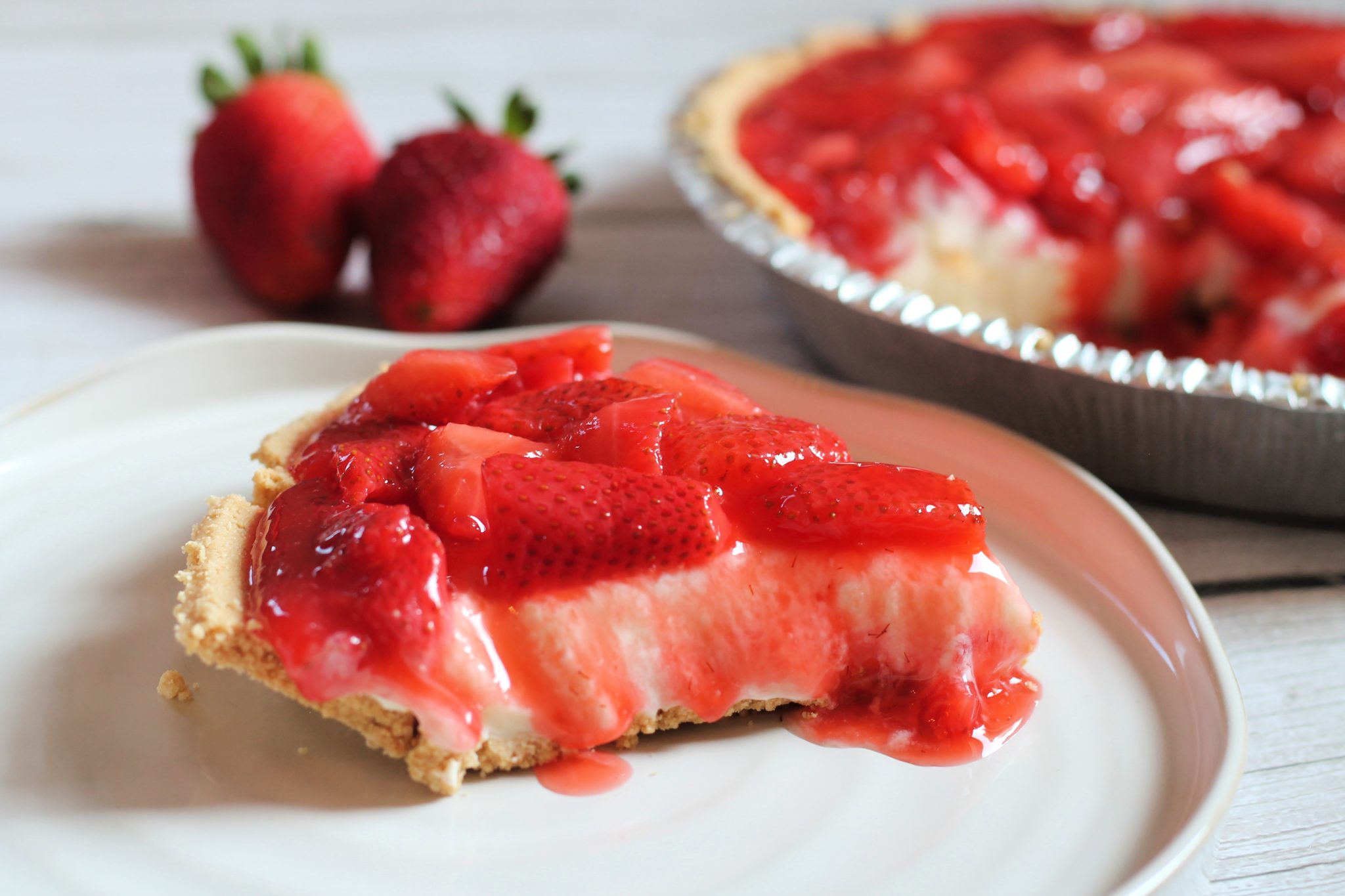Strawberry Lemonade Ice Cream Pie Nelson Road Garden