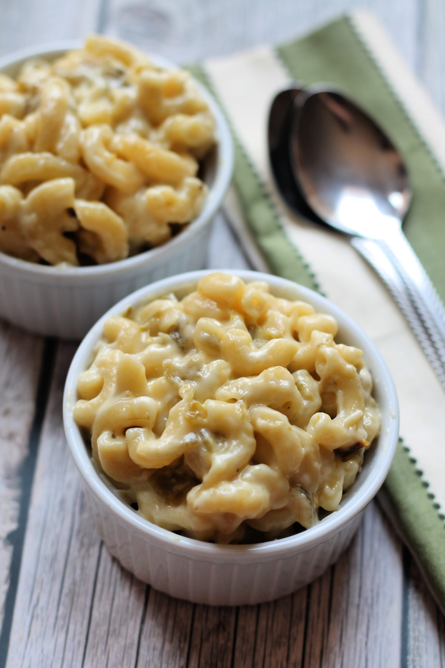 Green Chile Macaroni and Cheese Nelson Road Garden