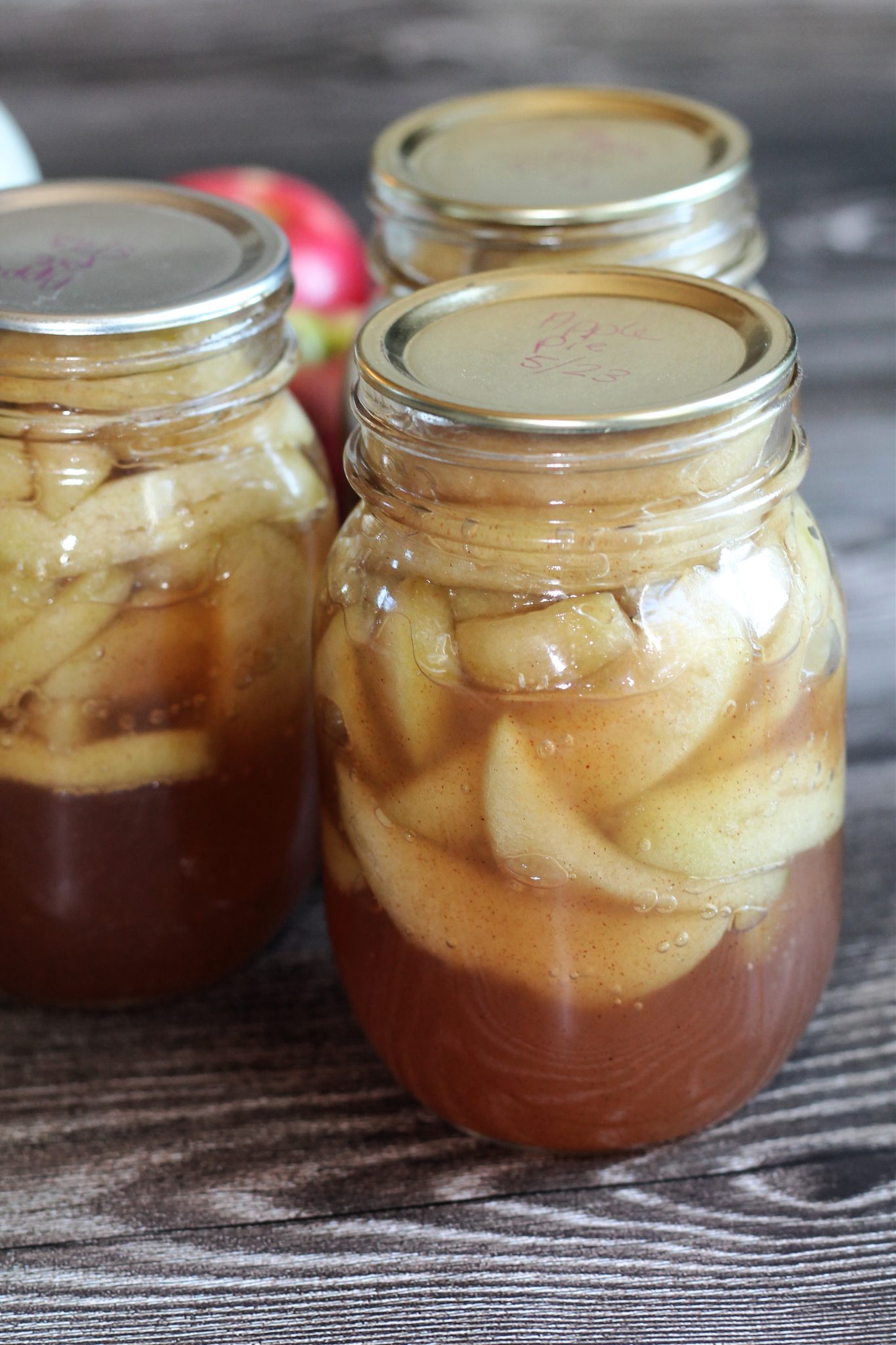 Canned Apple Pie Filling - Nelson Road Garden