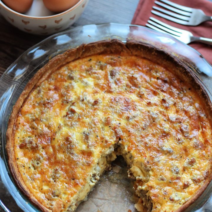 sausage quiche