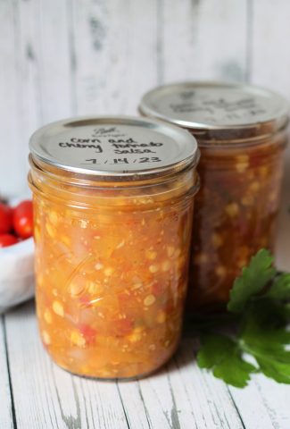 Canned Corn and Cherry Tomato Salsa