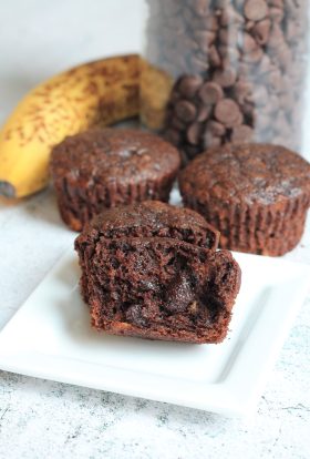 Chocolate Banana Muffins