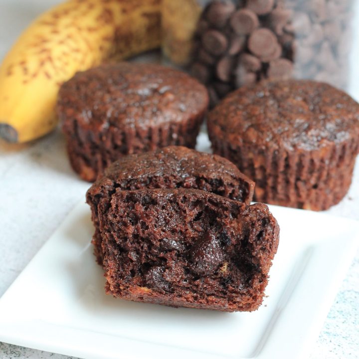 Chocolate Banana Muffins