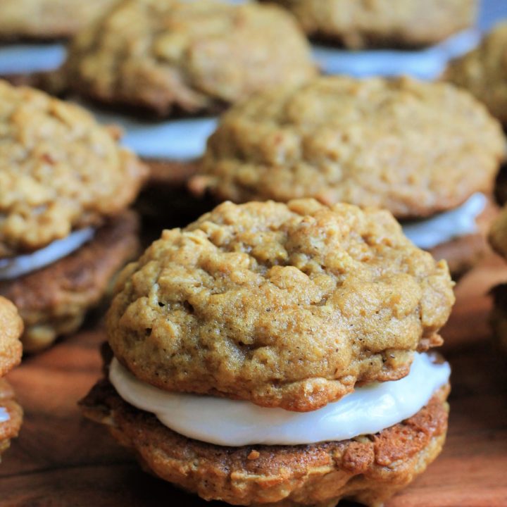 Pumpkin Oatmeal Cream Pies