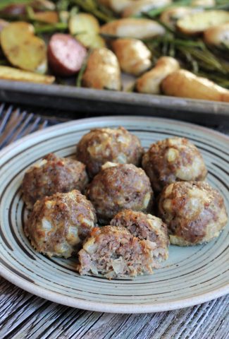 easy baked pork meatballs