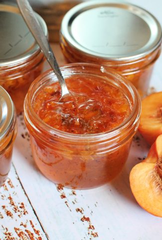 peach habanero jam