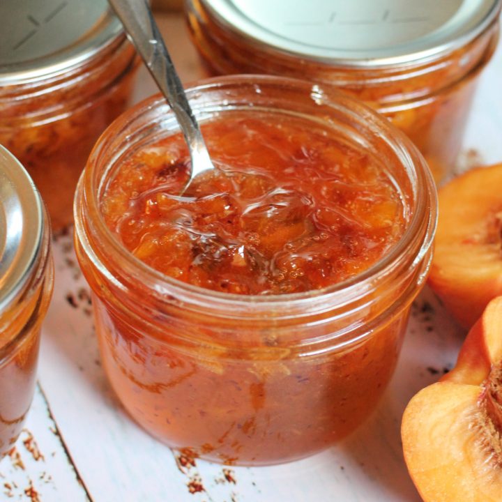 peach habanero jam